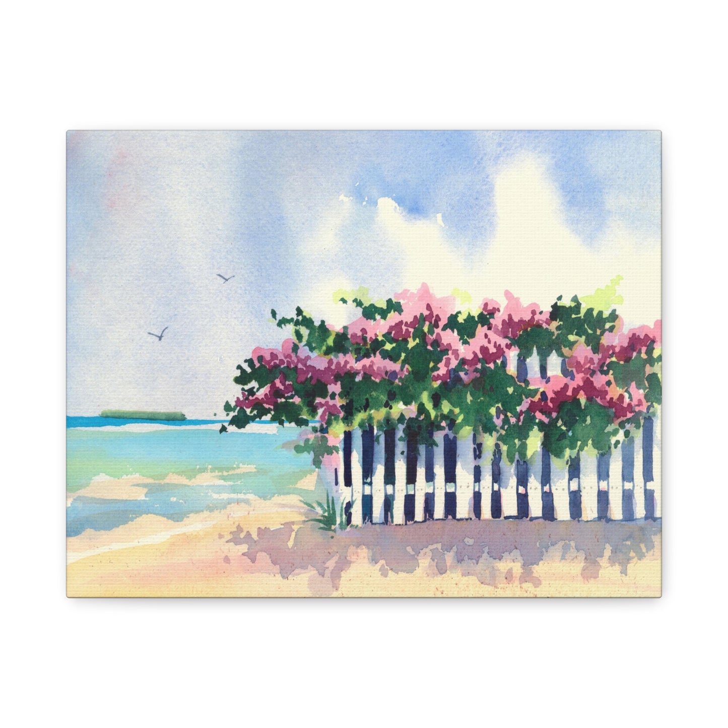 Beach Bougainvillea - Canvas