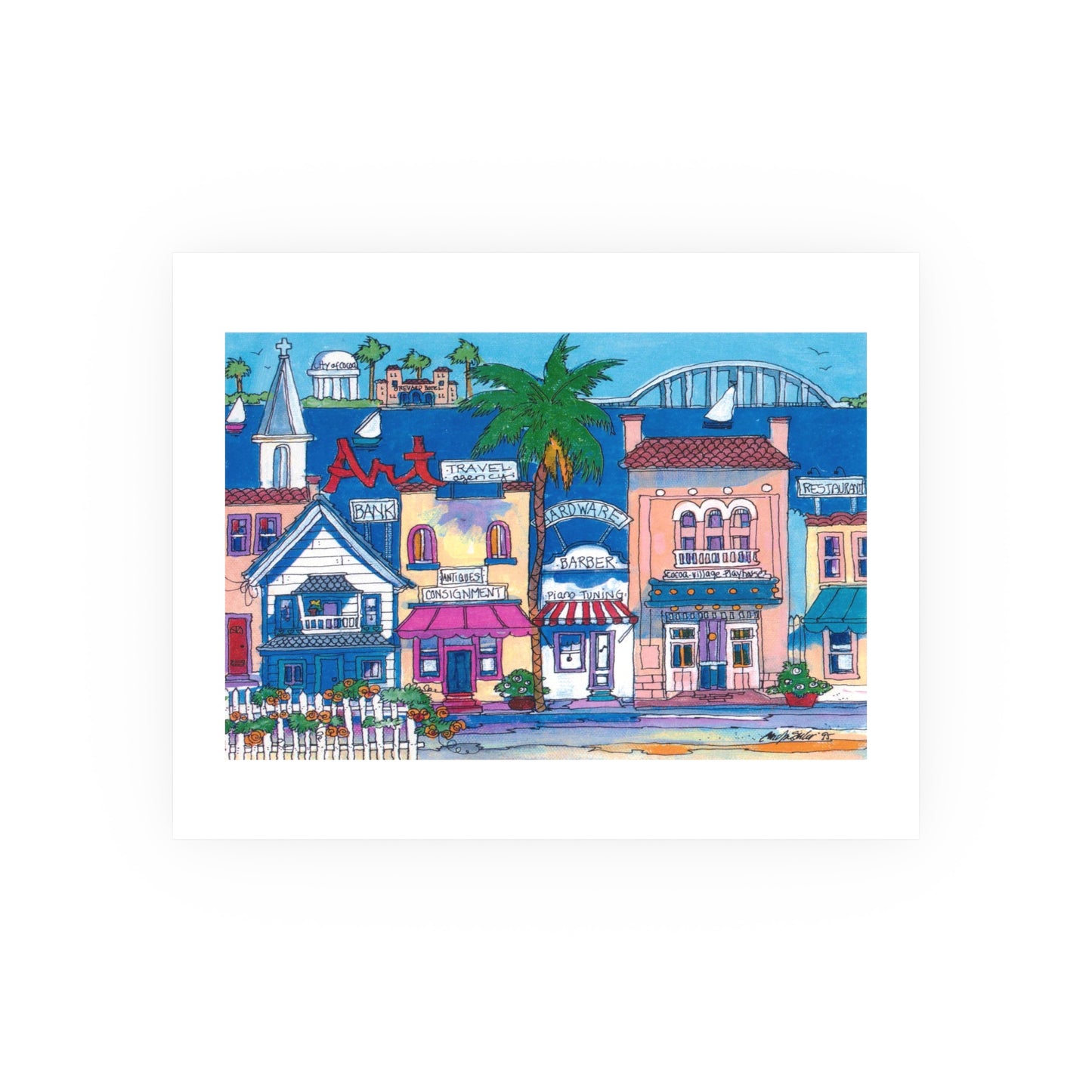 Cocoa village 2 - Prints - Various Sizes