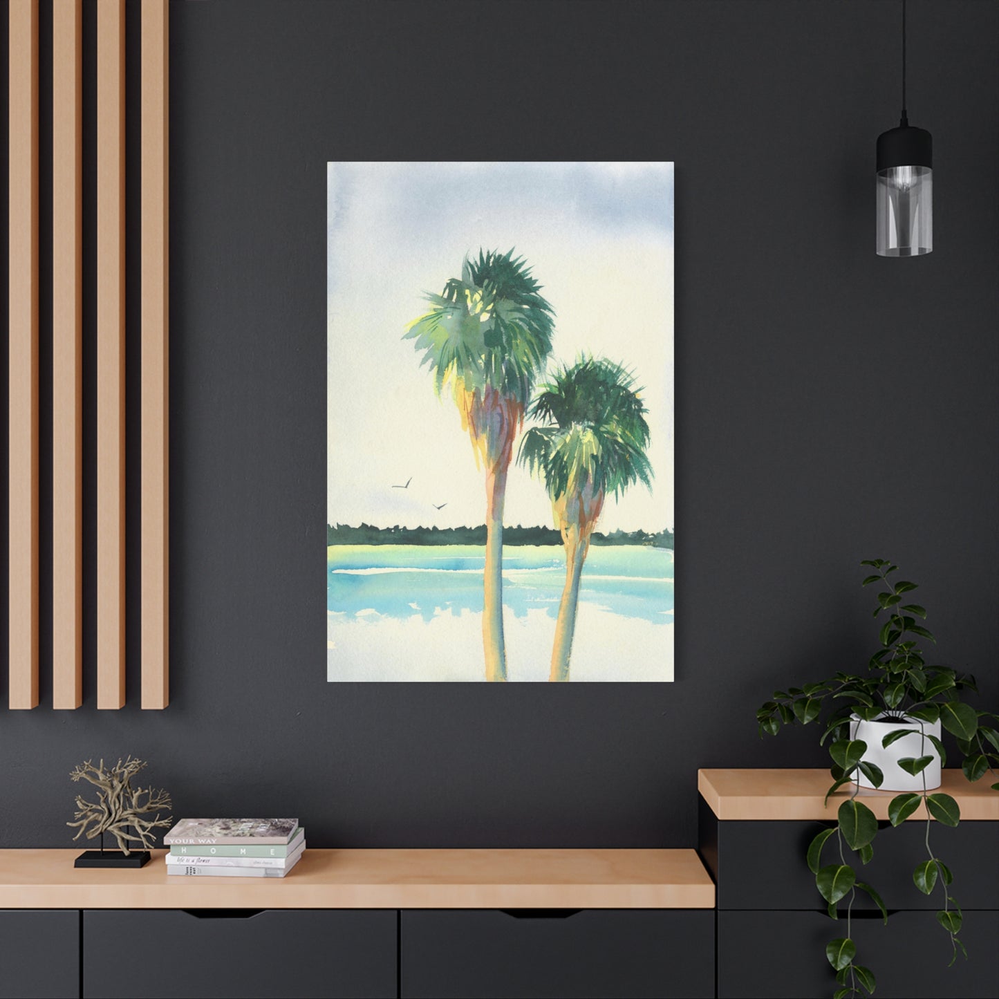 Two Palms - Canvas