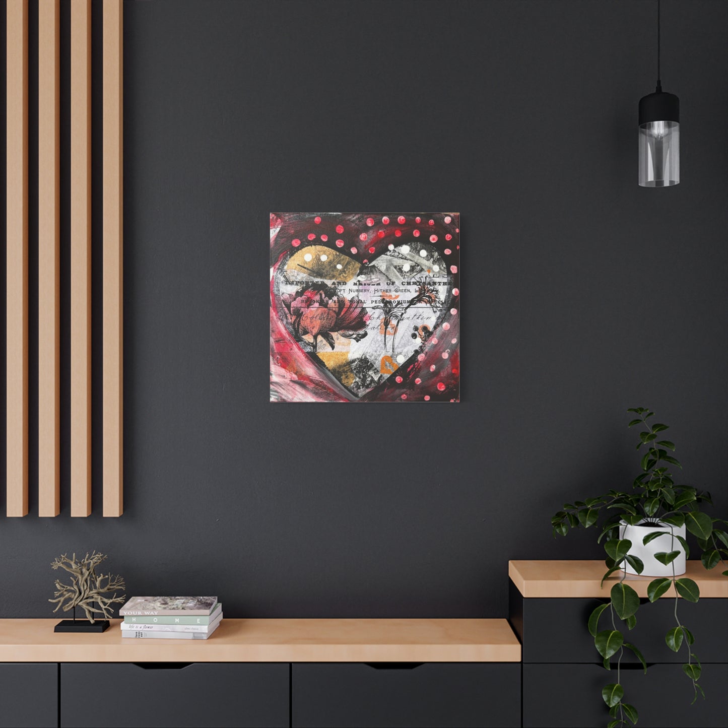 Polka Dot Love  - Canvas