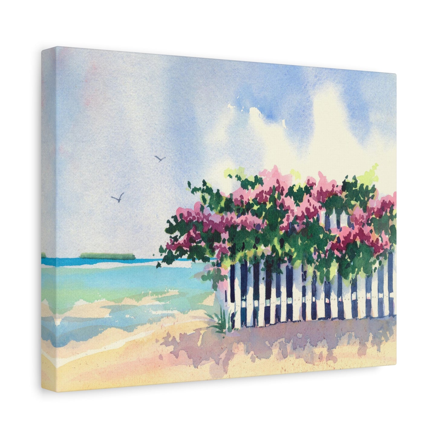 Beach Bougainvillea - Canvas