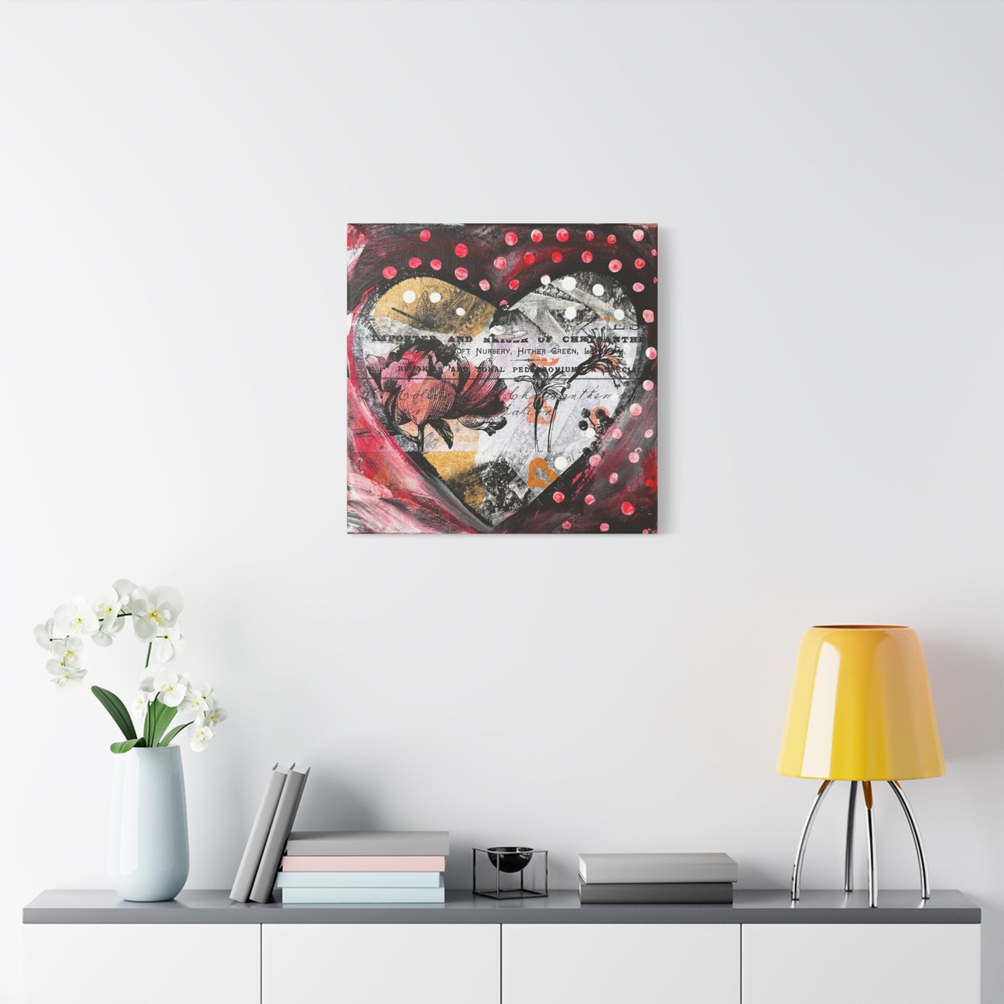 Polka Dot Love  - Canvas