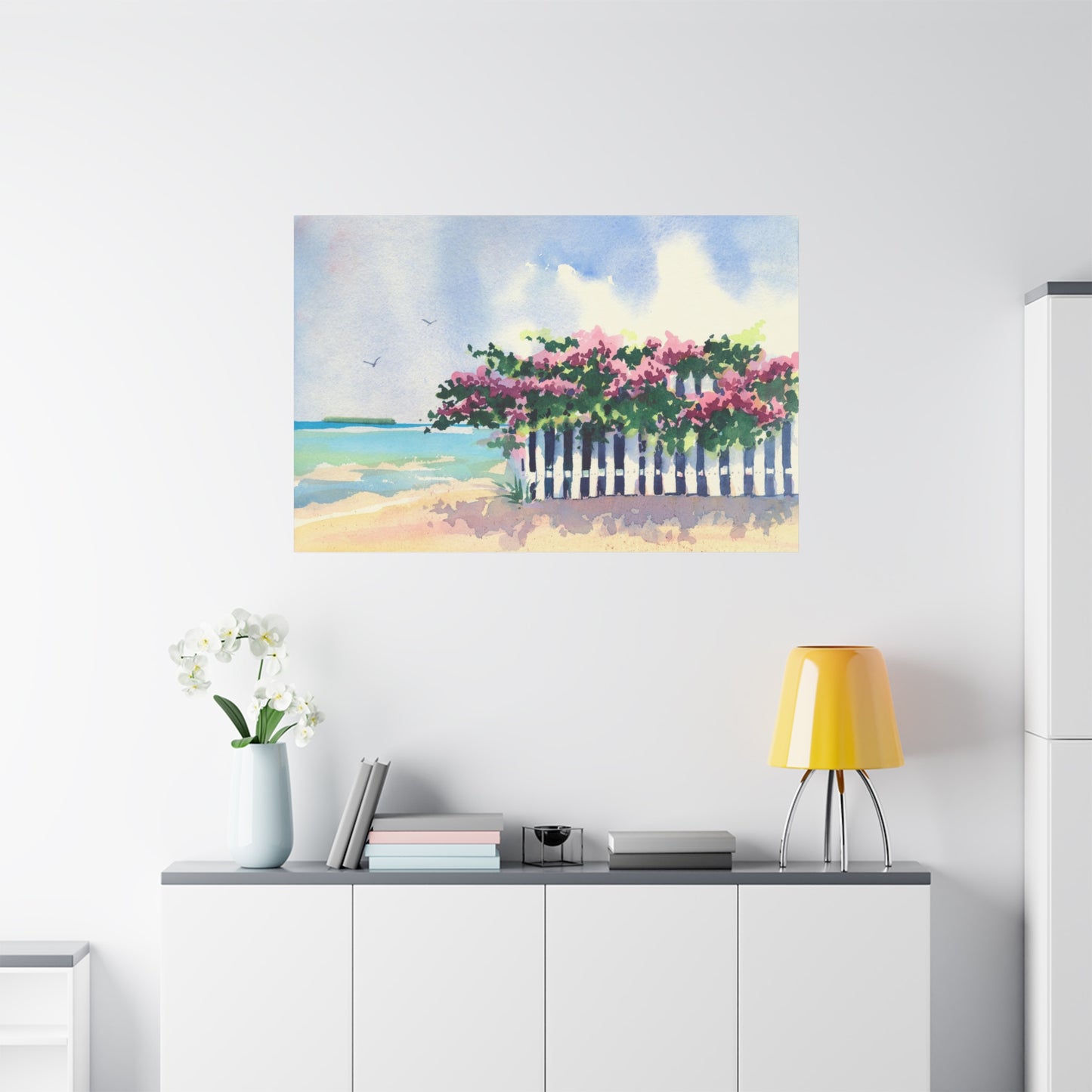 Beach Bougainvillea - Canvas
