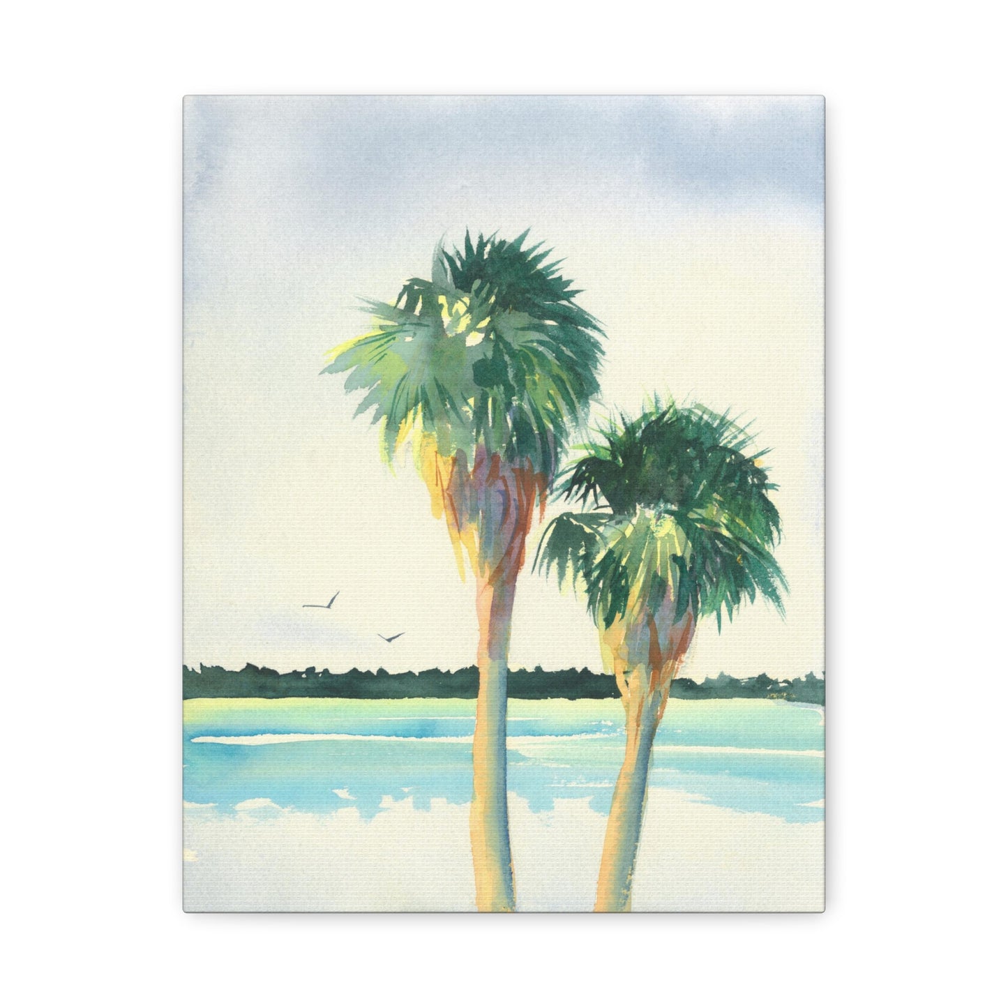 Two Palms - Canvas