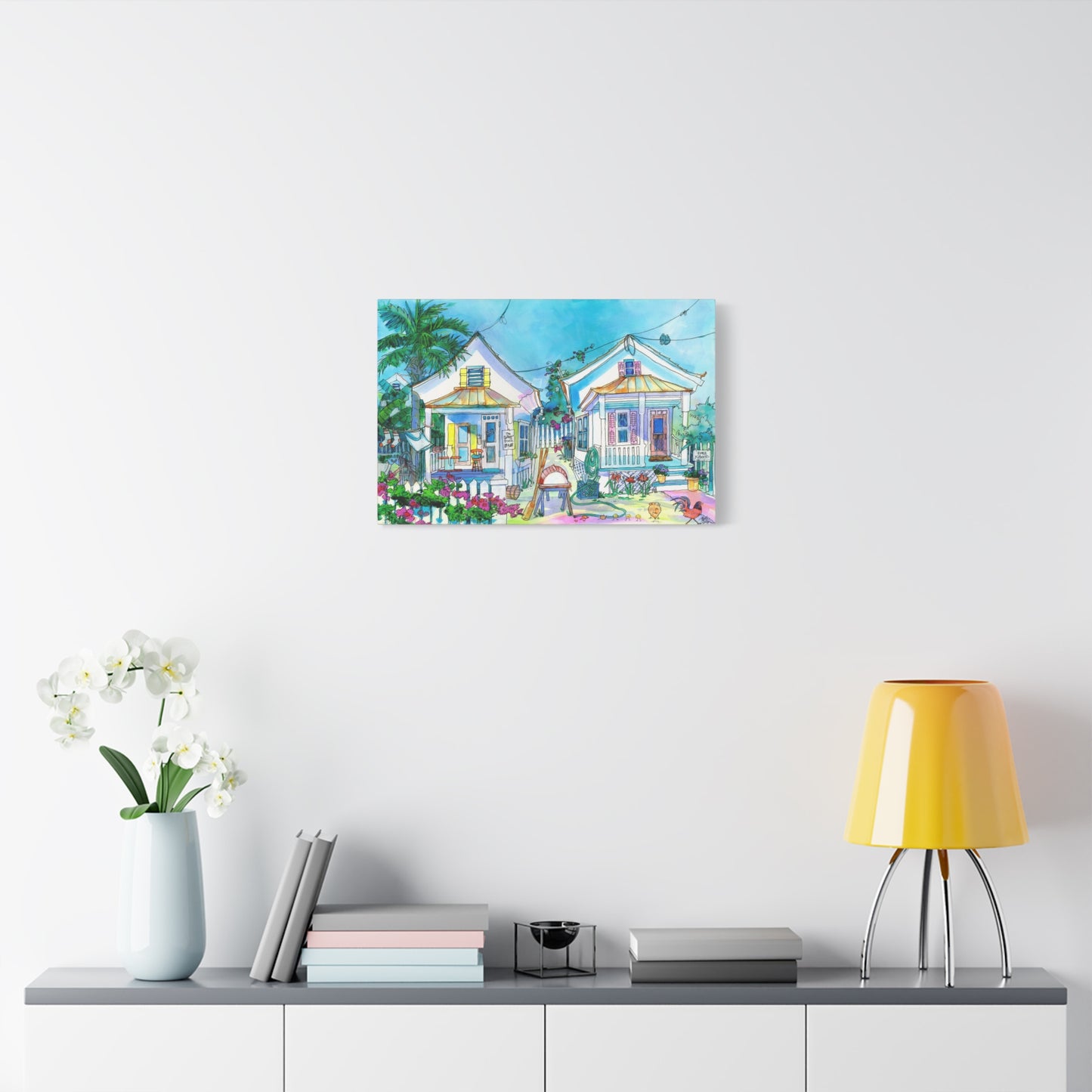 The Cat House  - Canvas