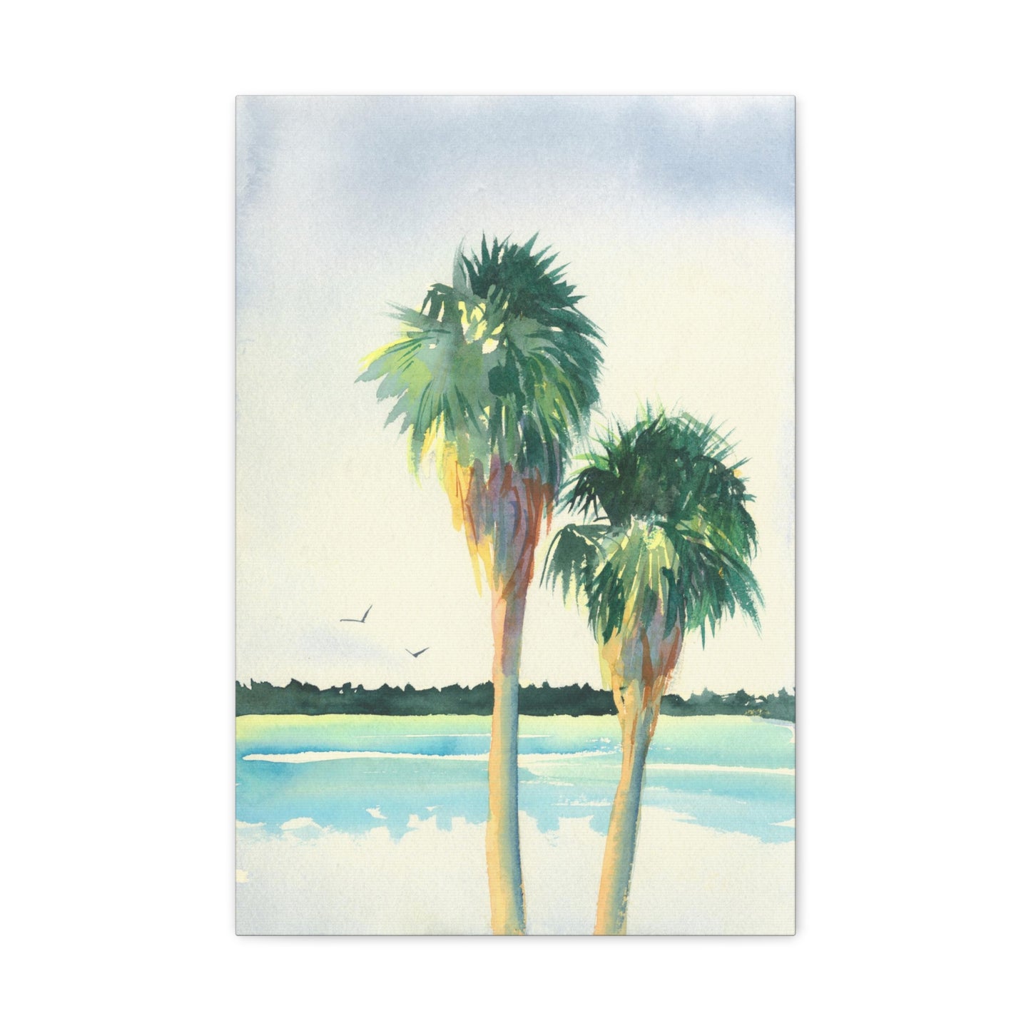 Two Palms - Canvas