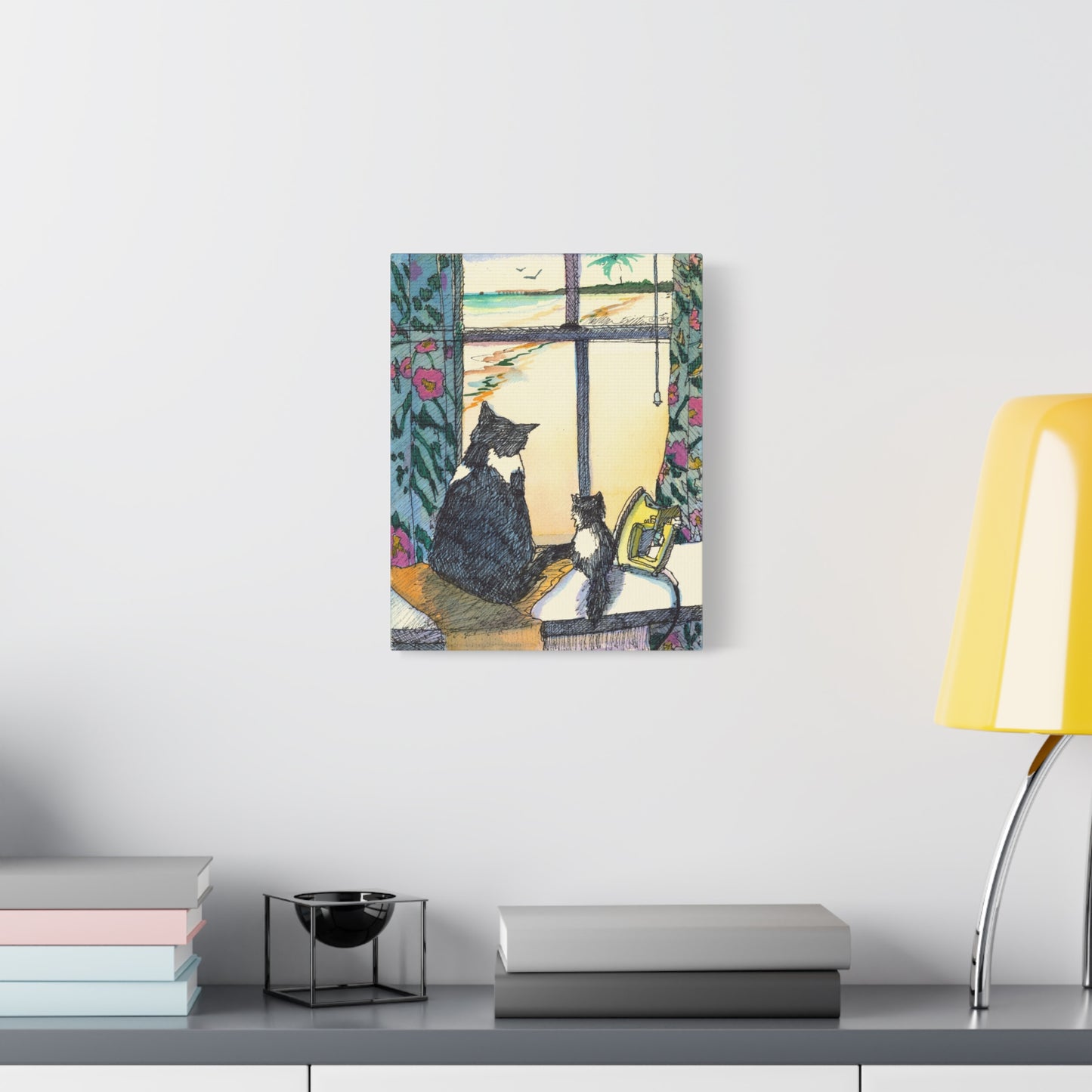 Tropical Kitties - Canvas