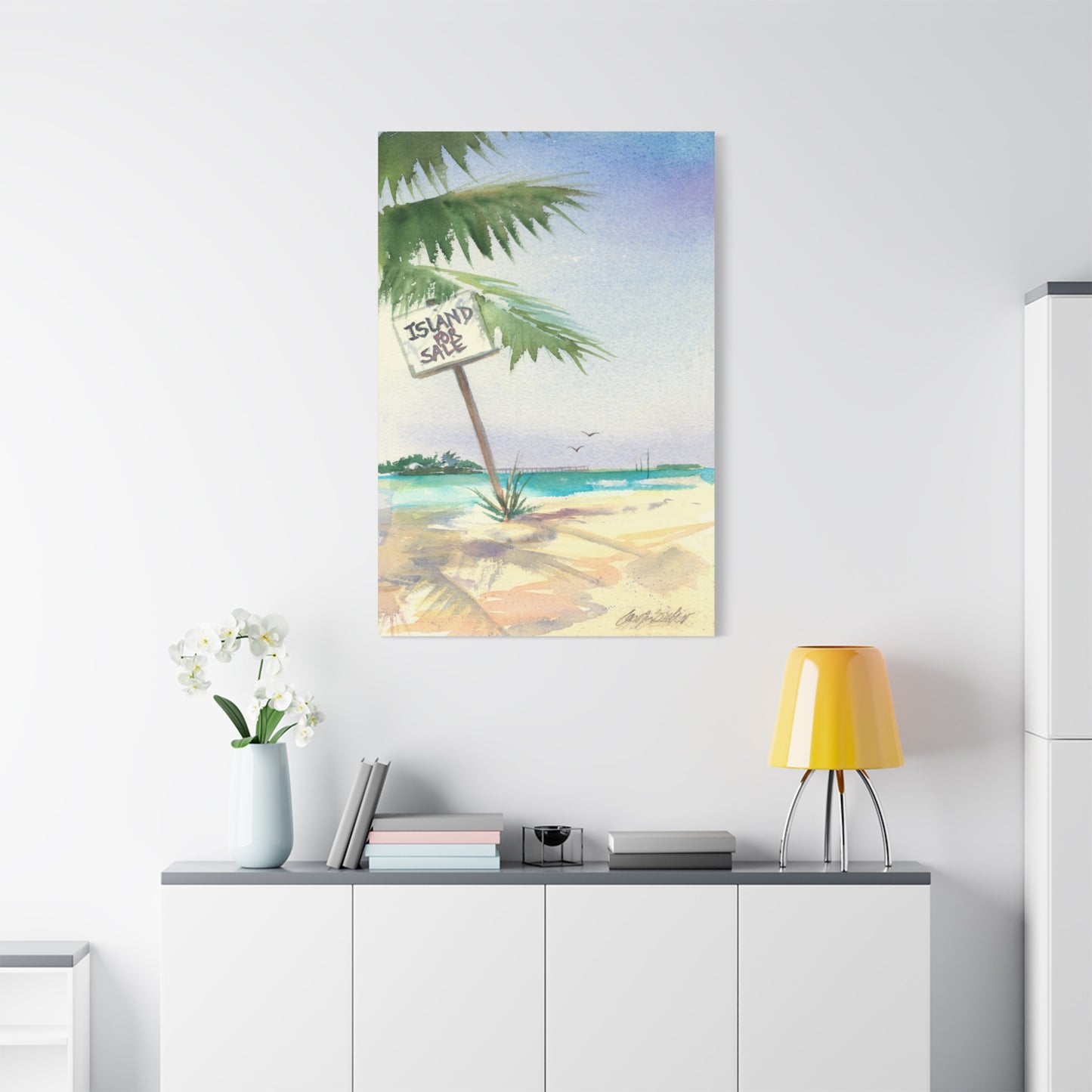 Island for Sale - Canvas