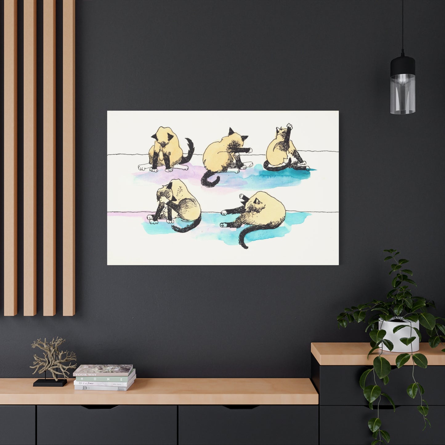 Duckling x 5  - Canvas