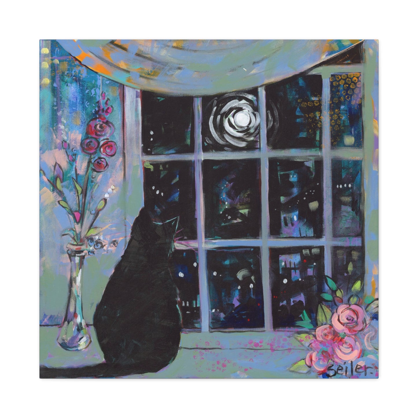 Morgans Kitty  - Canvas