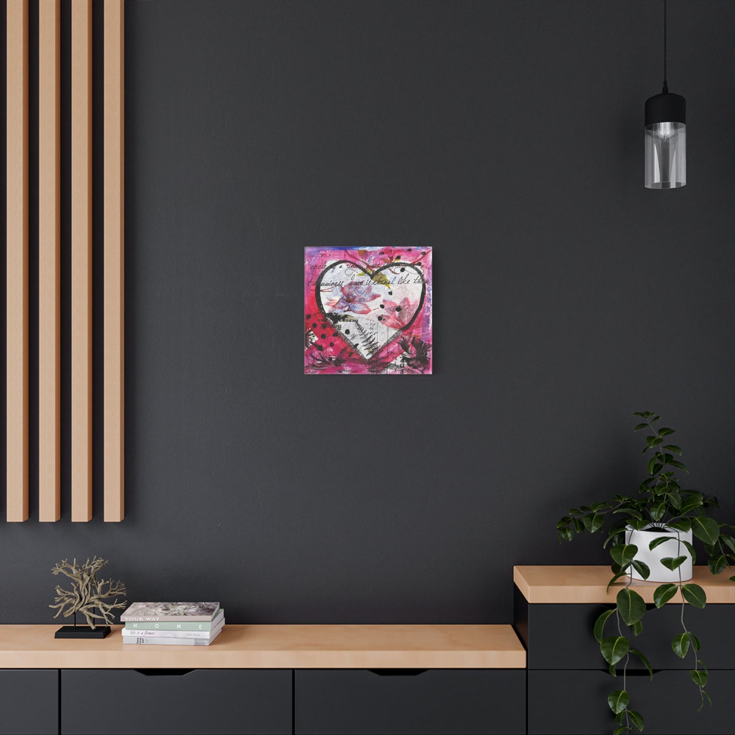 Hearts & Flowers  - Canvas