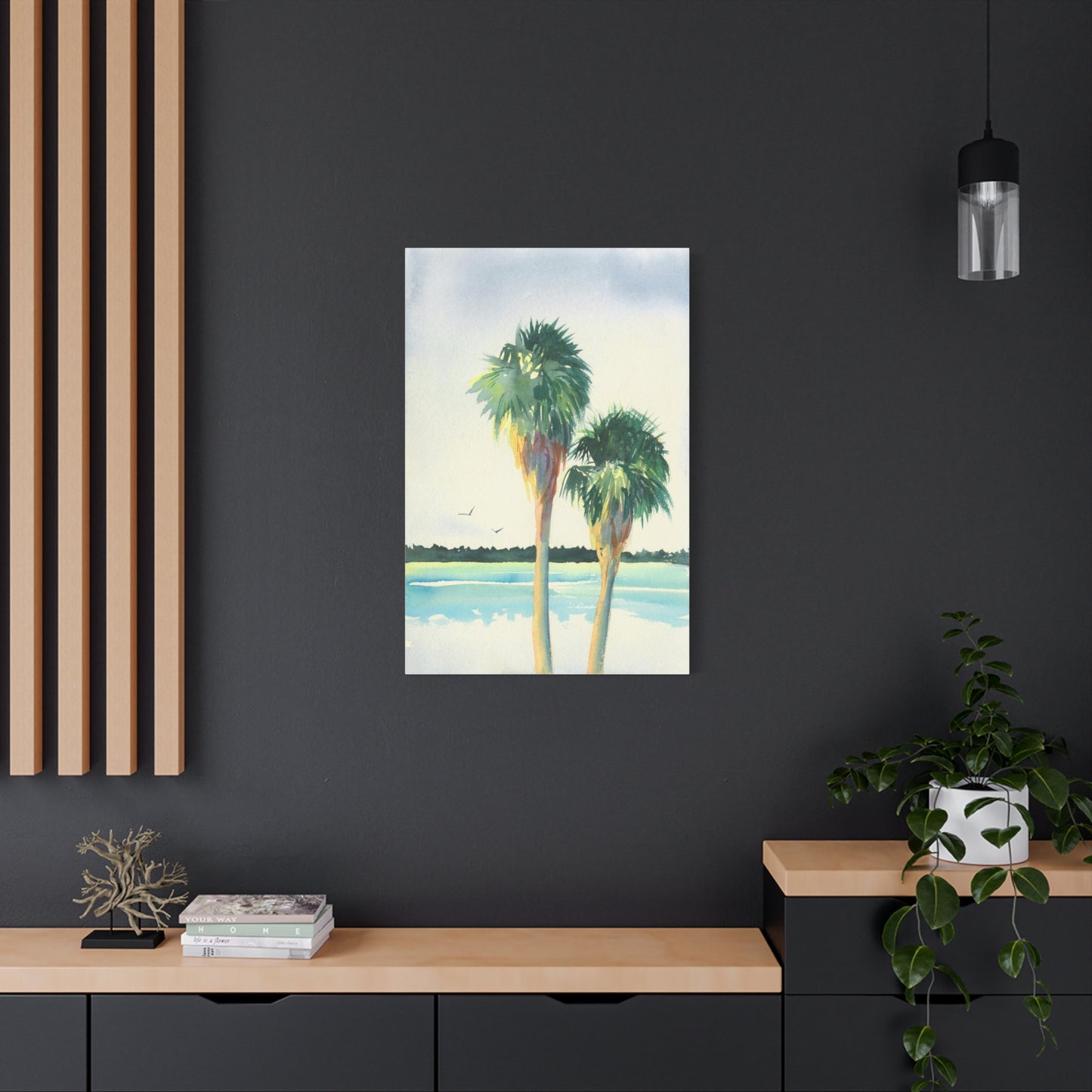 Two Palms - Canvas