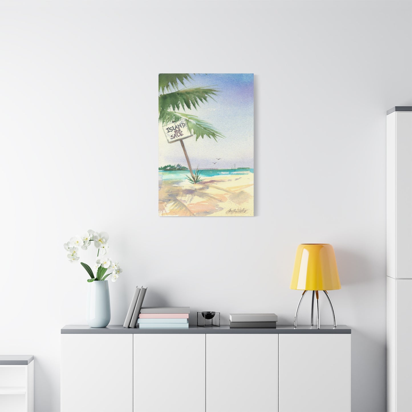 Island for Sale - Canvas