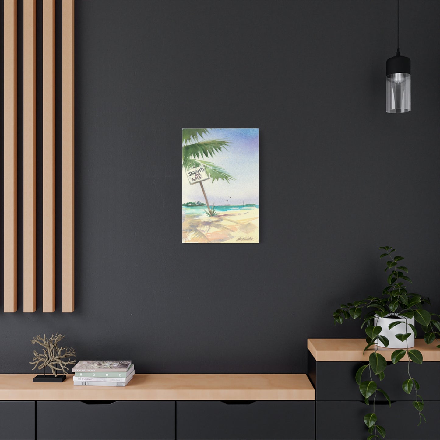 Island for Sale - Canvas