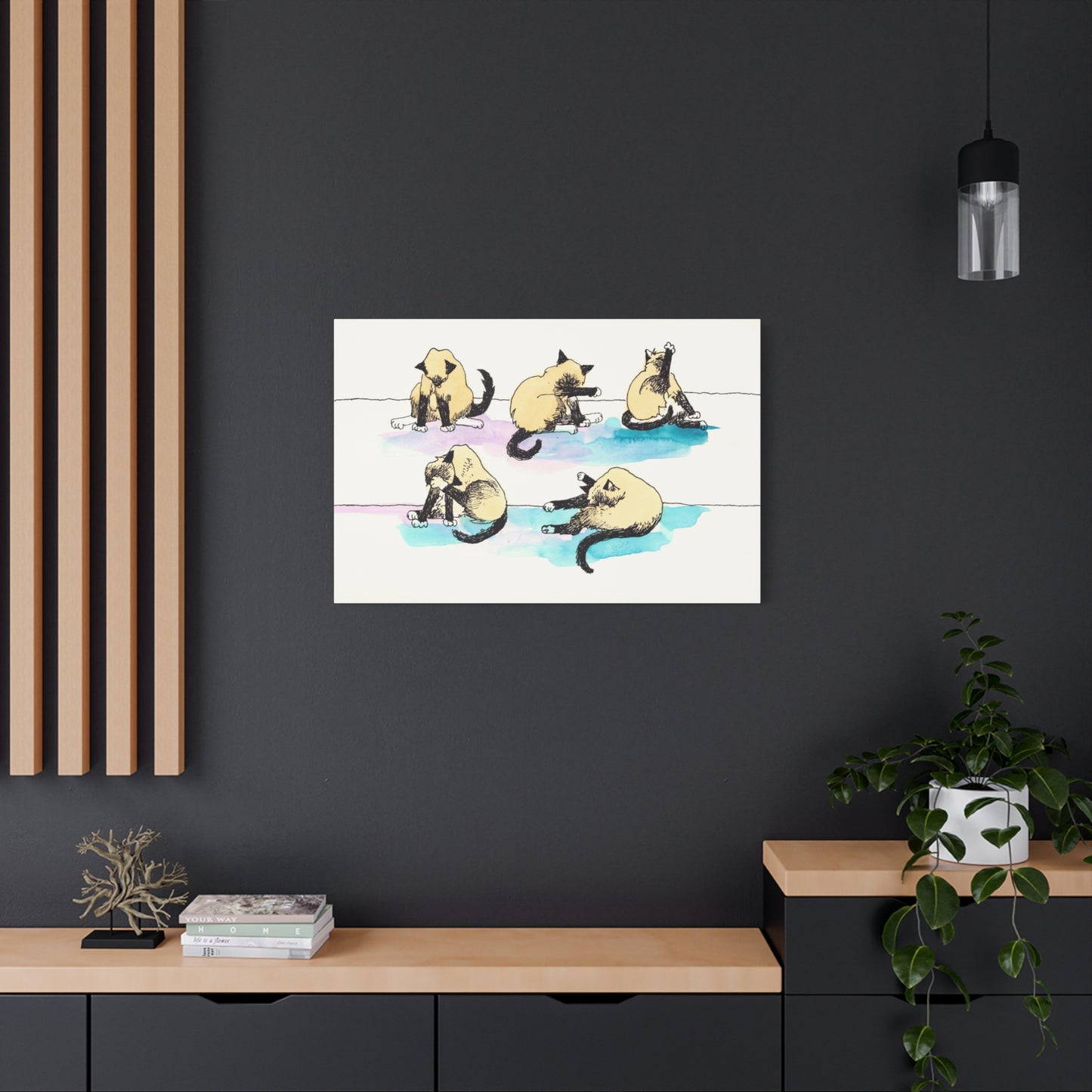 Duckling x 5  - Canvas