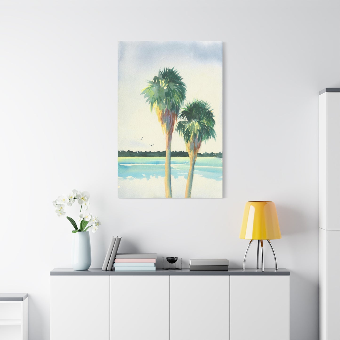 Two Palms - Canvas