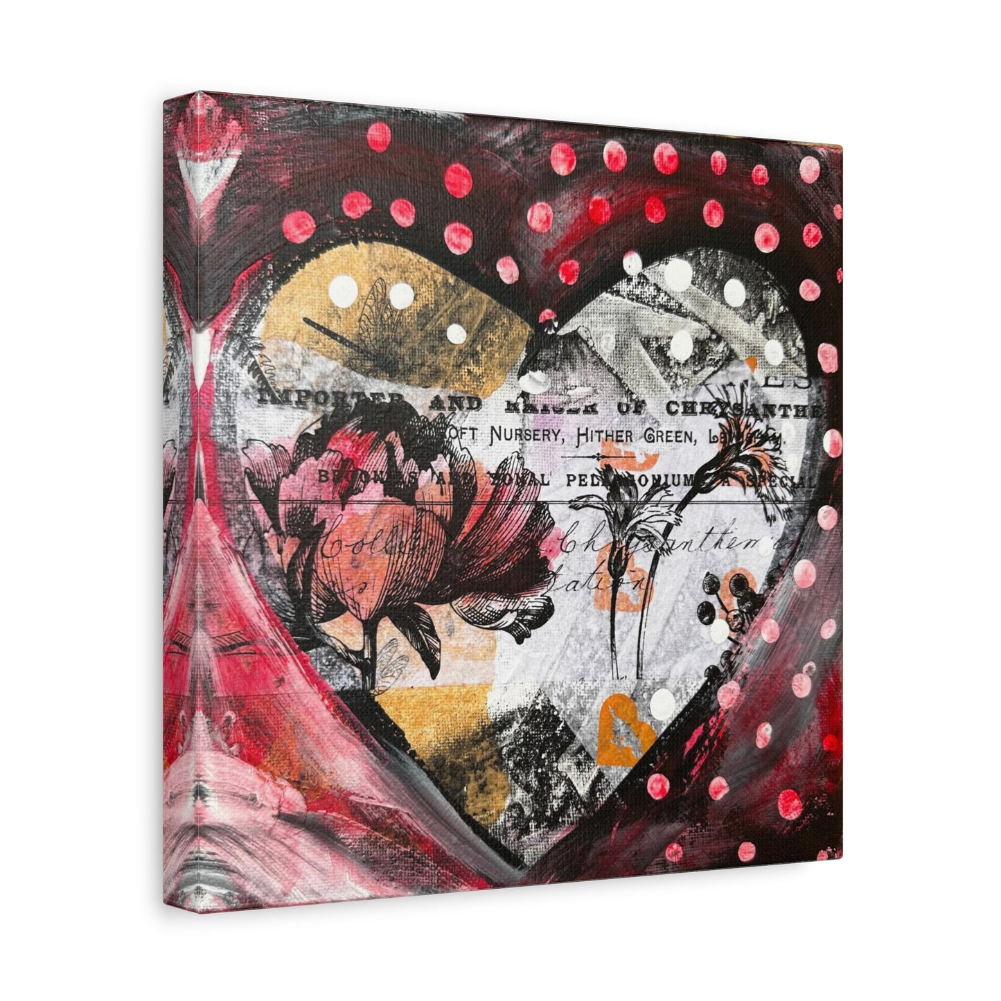 Polka Dot Love  - Canvas