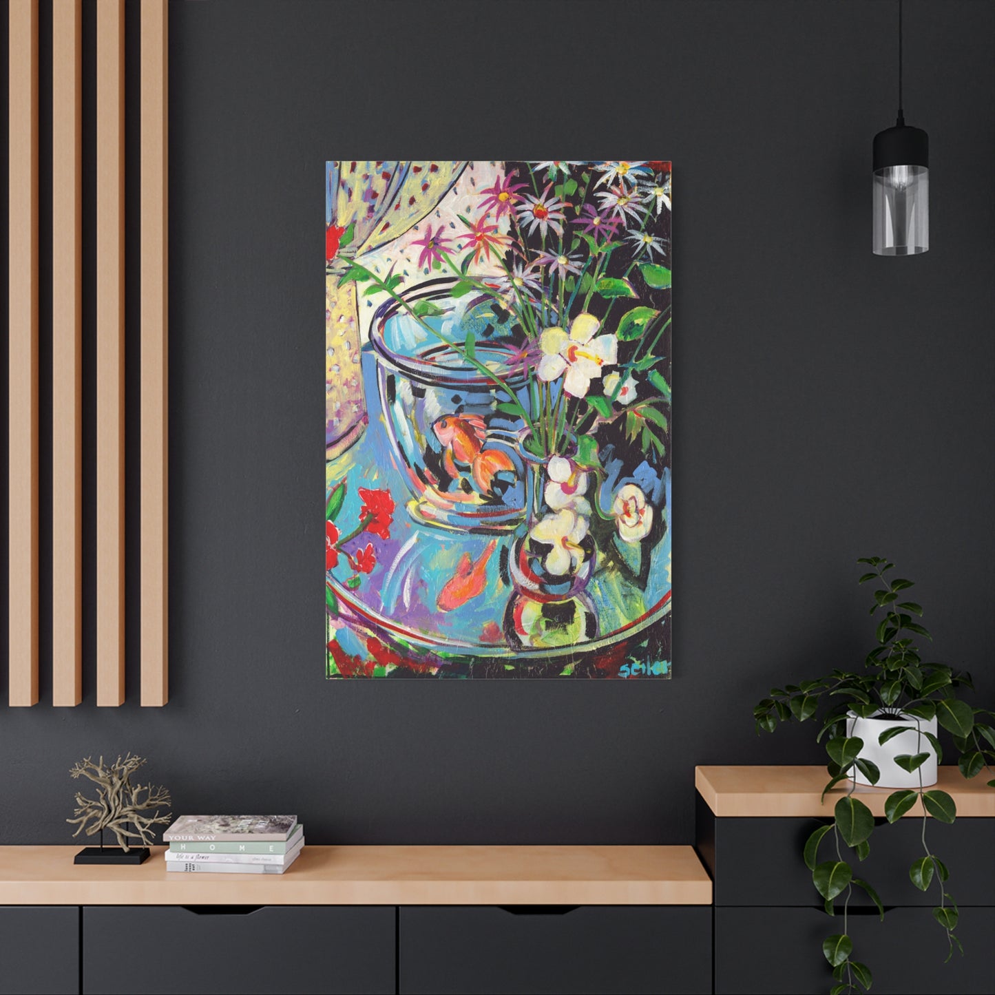 Goldfish in a Bowl - Canvas