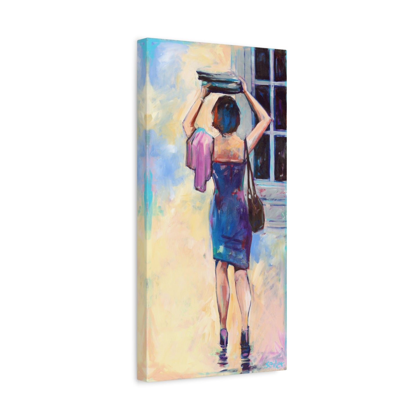 Copy of Girl in Rain - Canvas