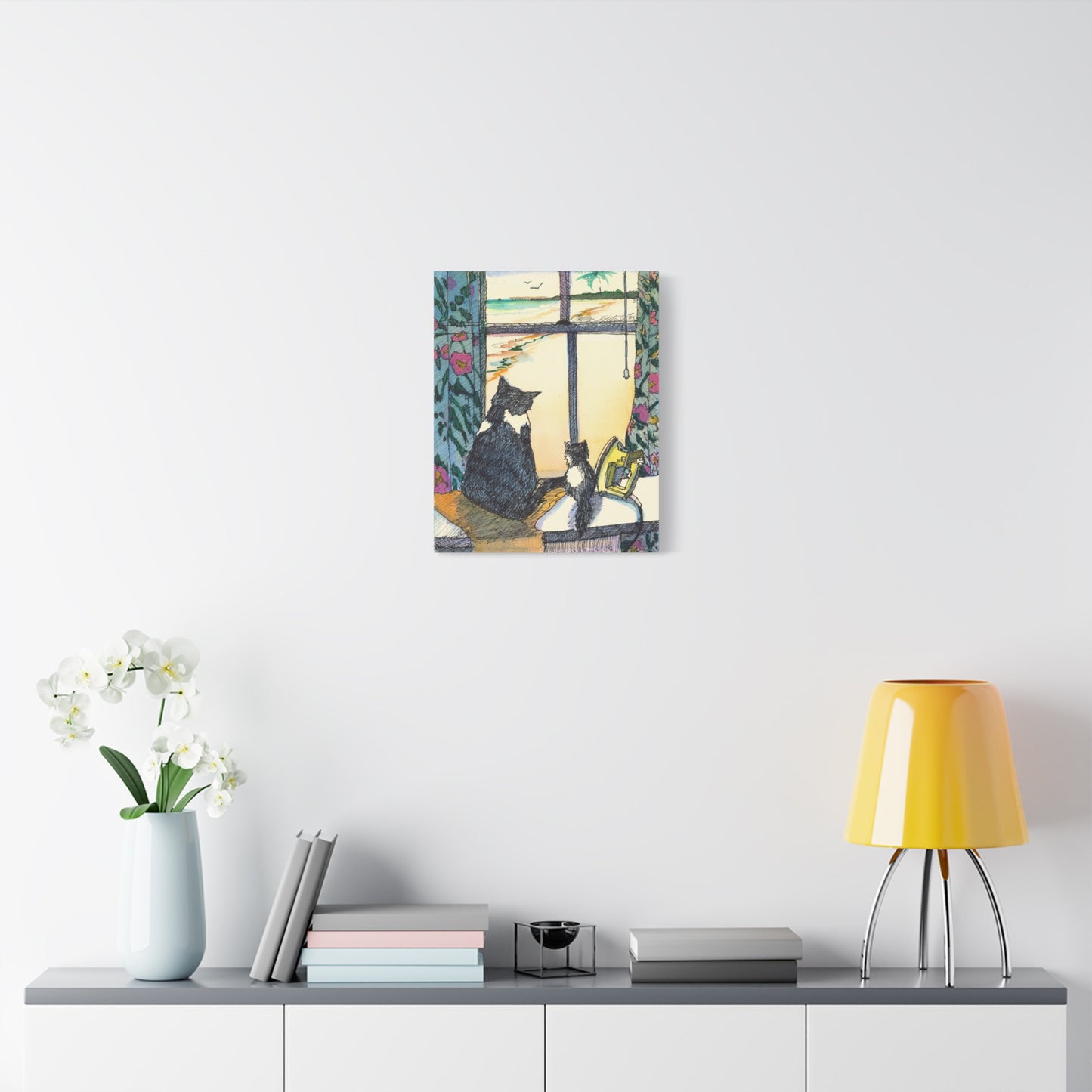 Tropical Kitties - Canvas